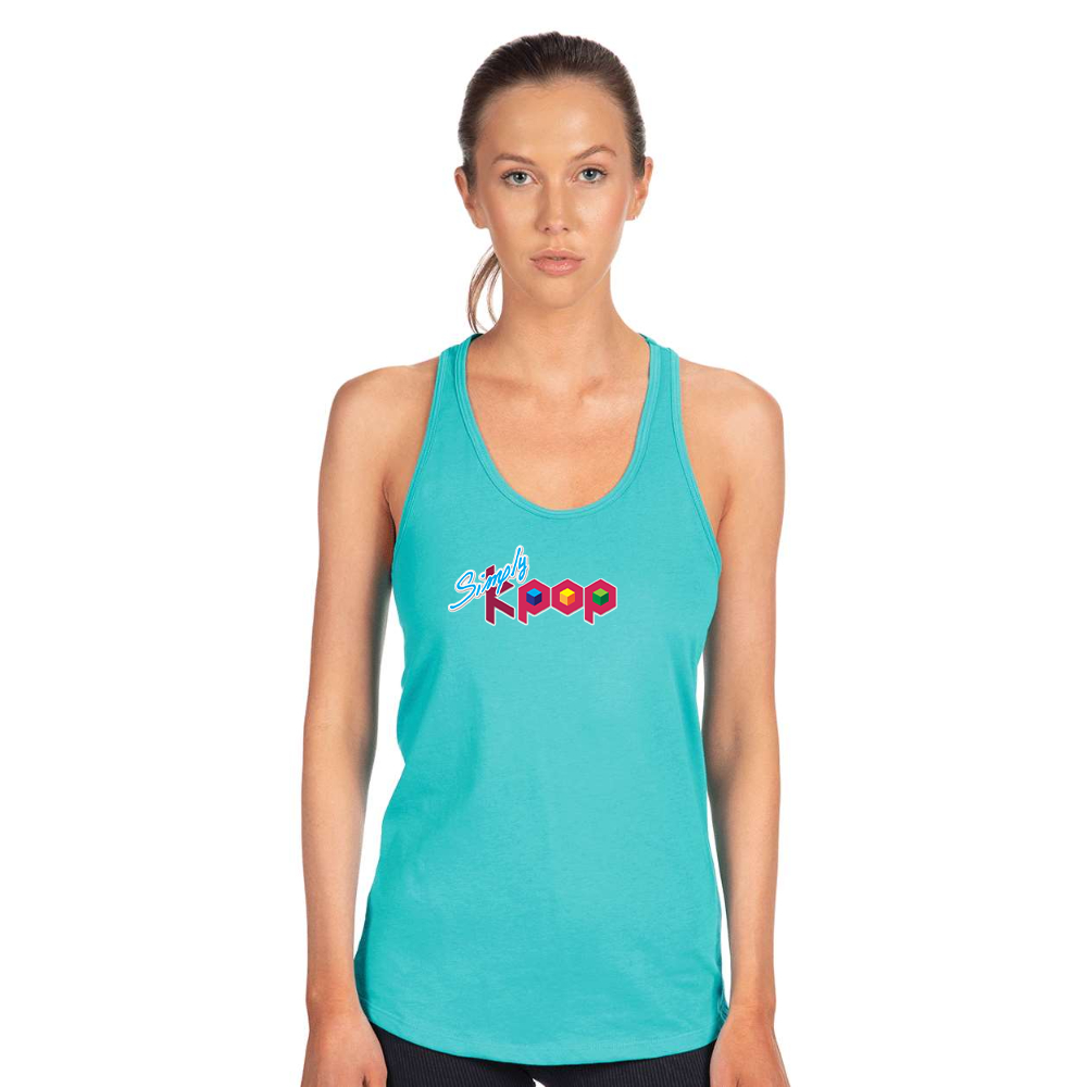 Women's  Simply Kpop Next Level Ideal Racerback Tank