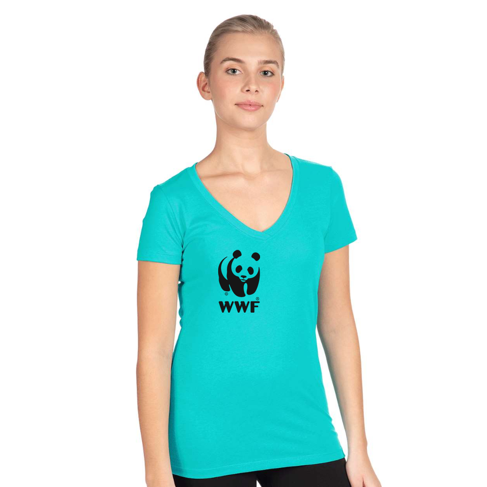Women's WWF  Next Level V-Neck T-Shirt