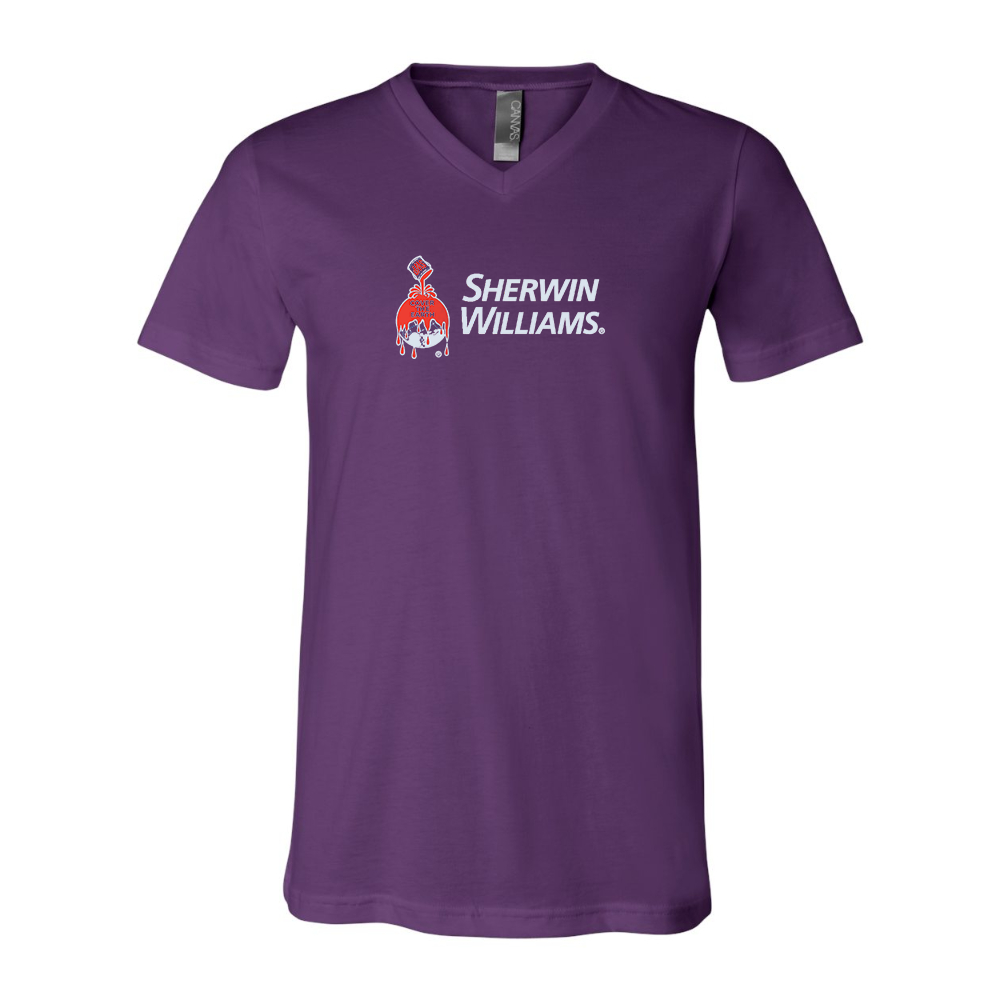Sherwin Williams BELLA  CANVAS - Jersey V-Neck T-Shirt