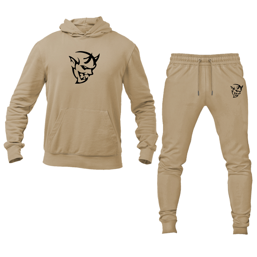 Men's Dodge Demon Logo Hoodie Joggers Set