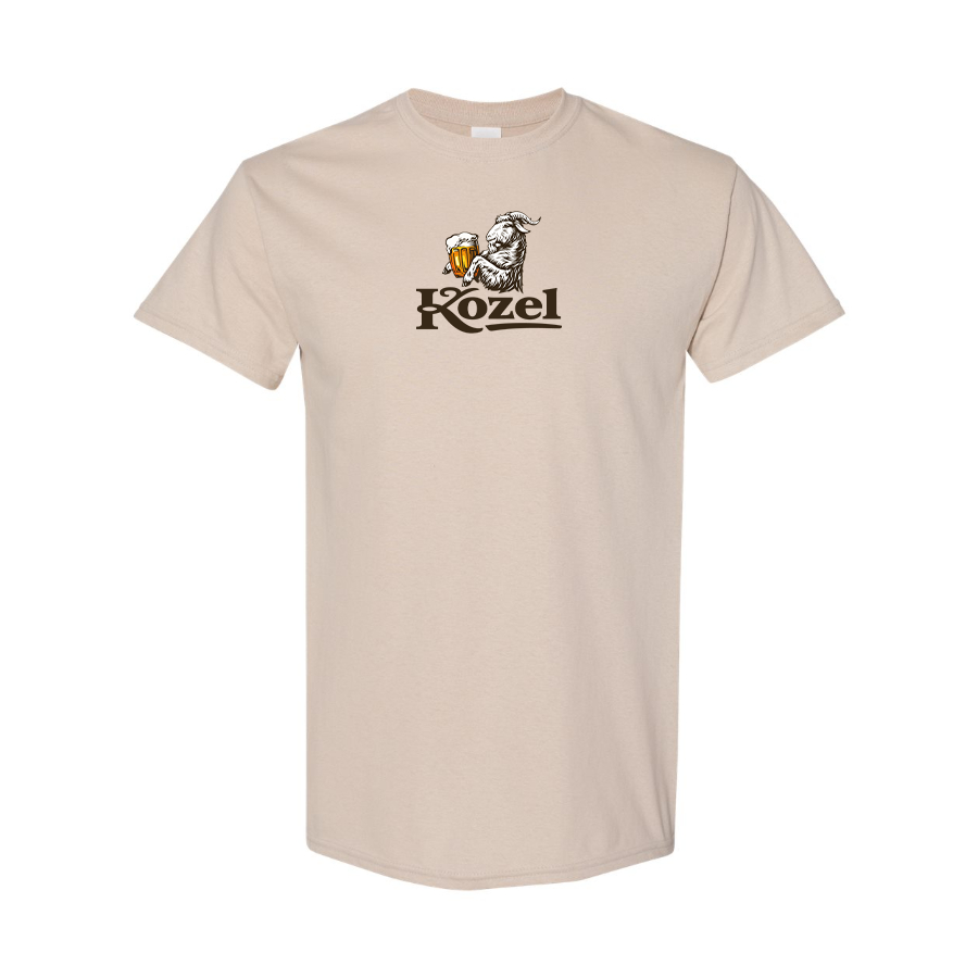 Men's Velkopopovicky Kozel Logo Cotton T-Shirt