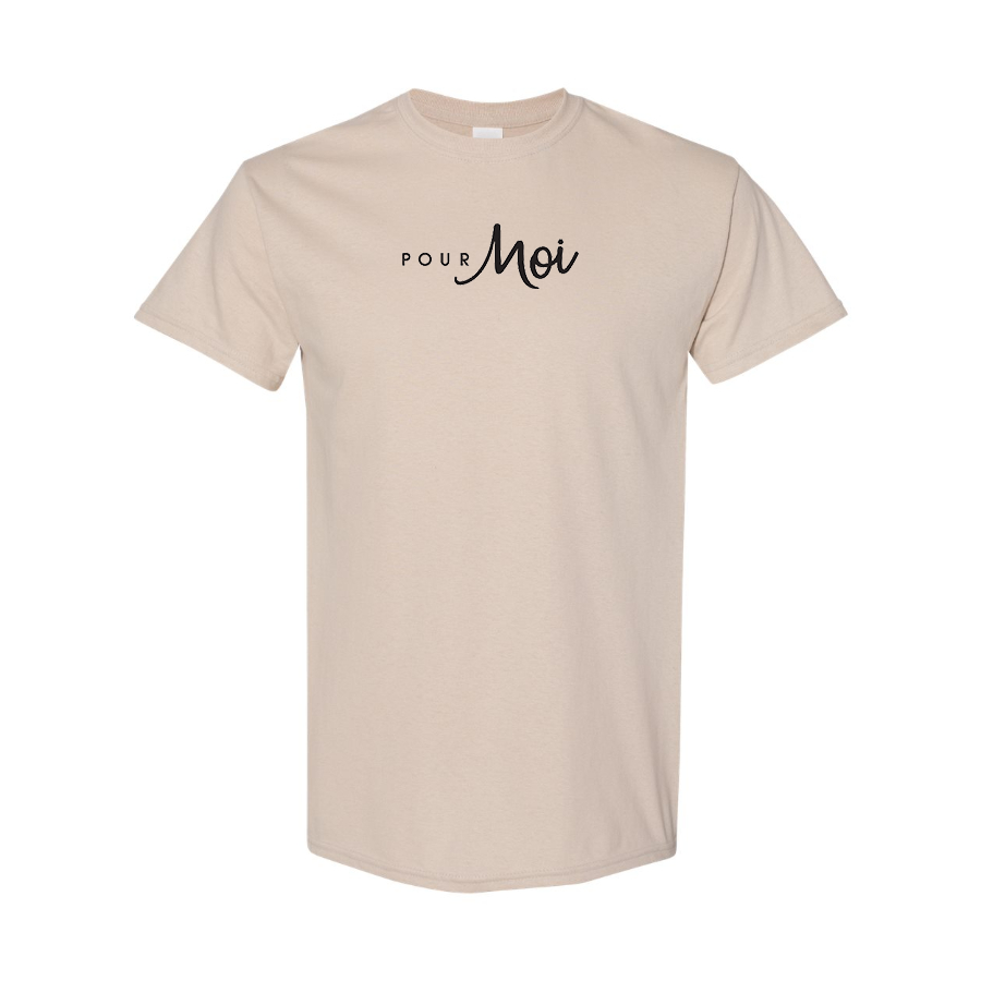 Men's Pour Moi Logo Cotton T-Shirt