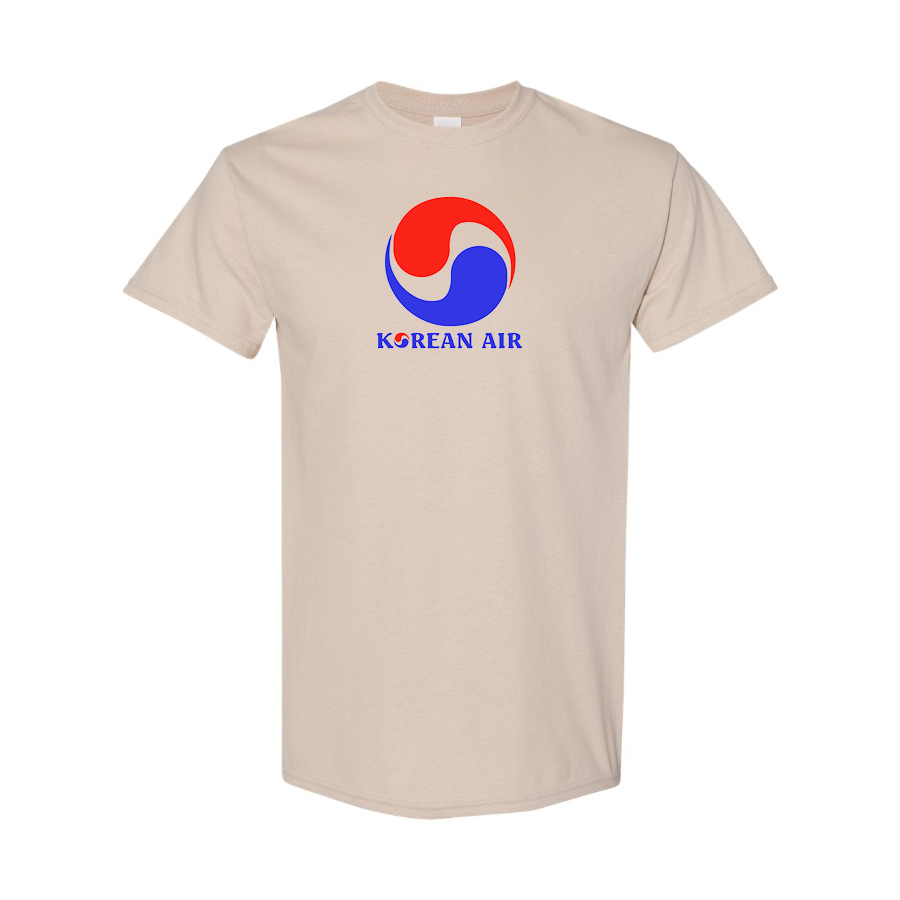 Men's Korean Air Logo Cotton T-Shirt