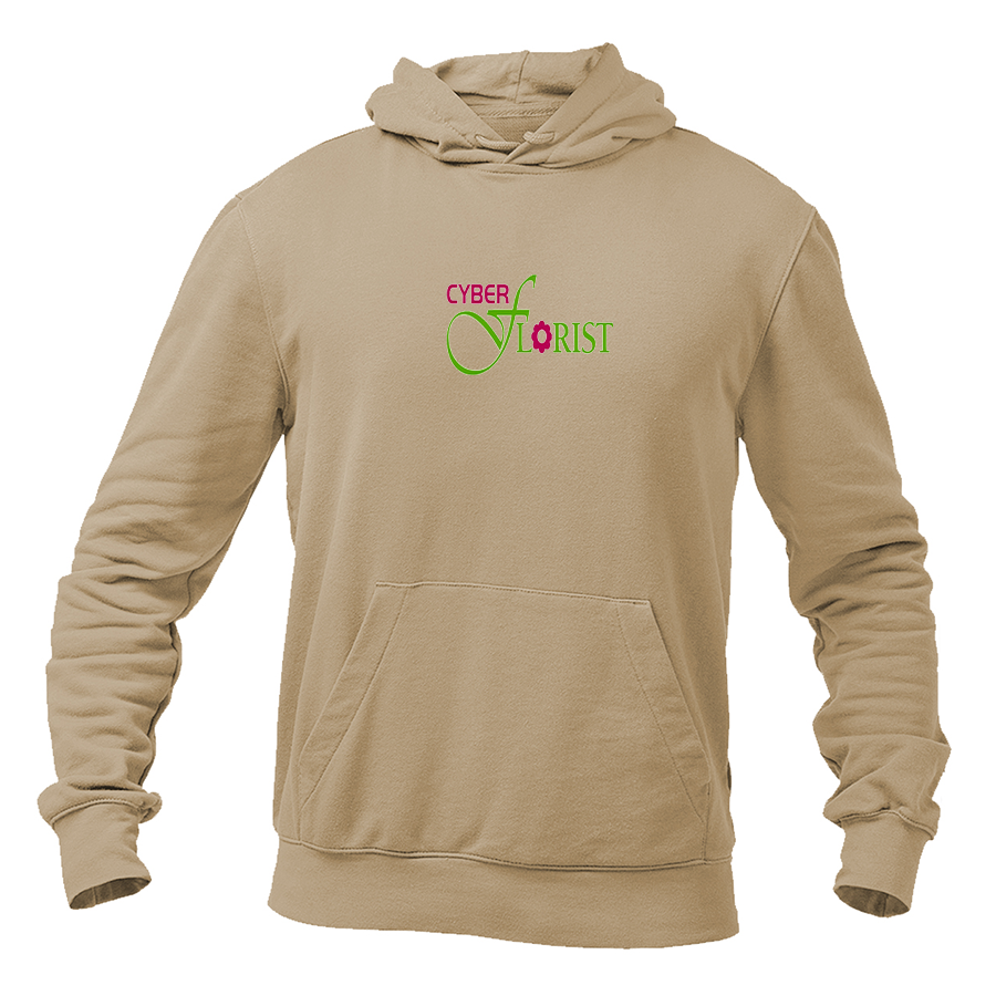 Men's Cyber Florist Logo Pullover Hoodie