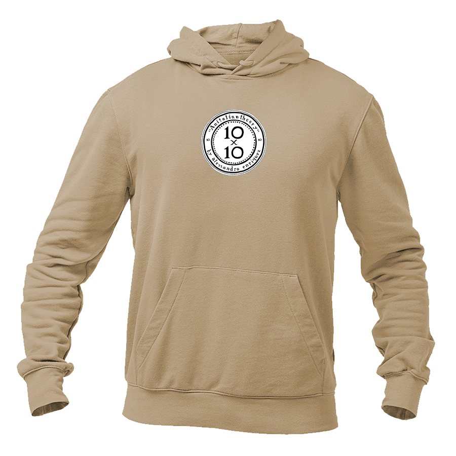 Men's 10x10 An Italian Theory Logo Pullover Hoodie