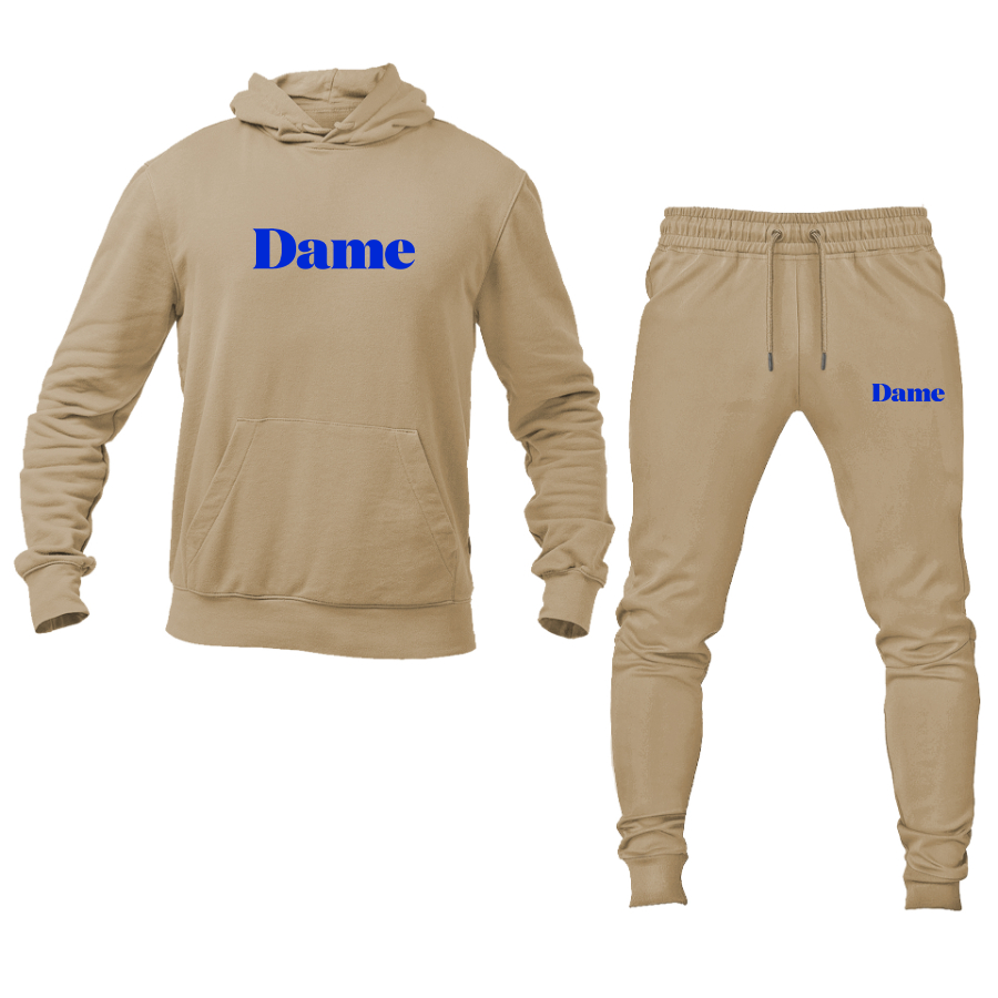 Men's Dame Products Logo Hoodie Joggers Set