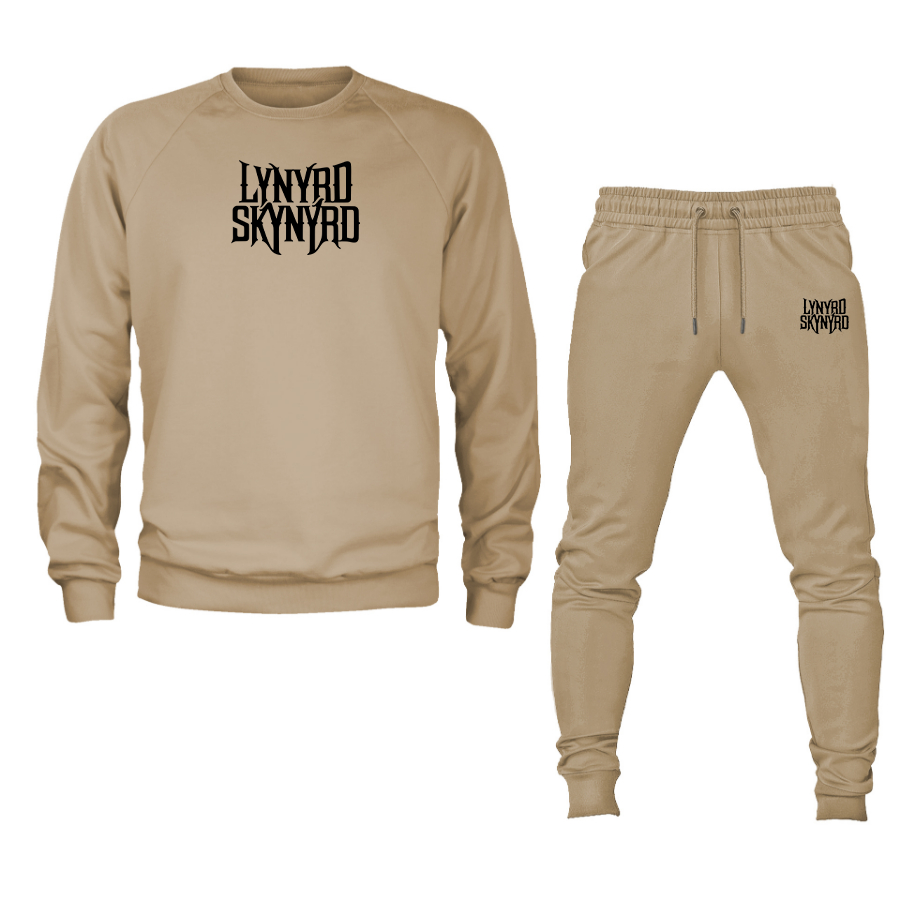 Men's  Lynyrd Skynyrd  Crewneck Sweatshirt Joggers Suit