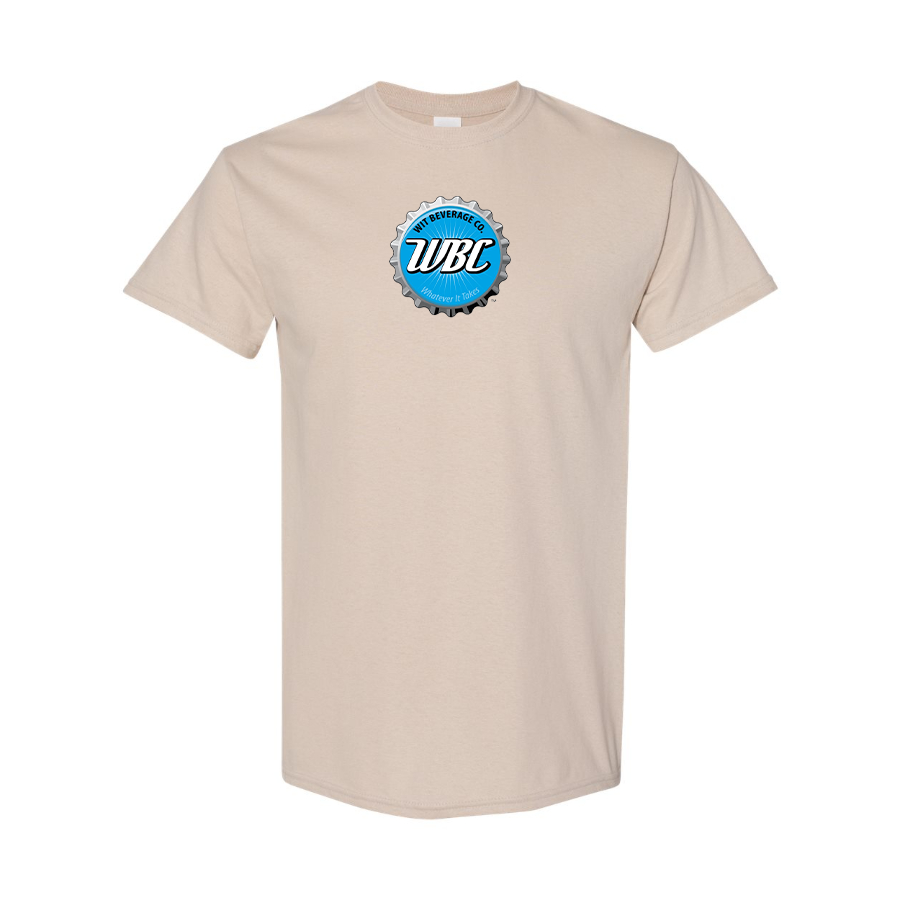 Men's Wit Beverage Company Logo Cotton T-Shirt