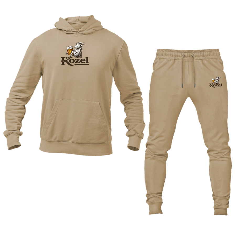 Men's Velkopopovicky Kozel Logo Hoodie Joggers Set