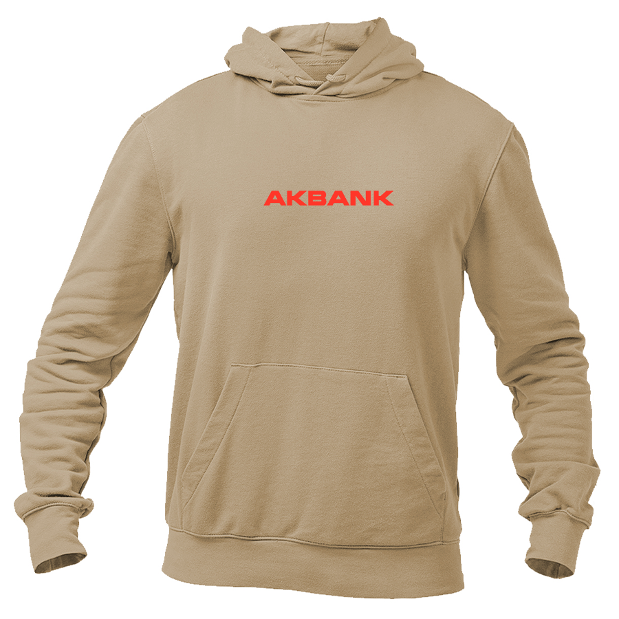 Men's Akbank Logo   Pullover Hoodie