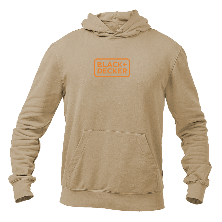 Men's Black Decker Logo Pullover Hoodie