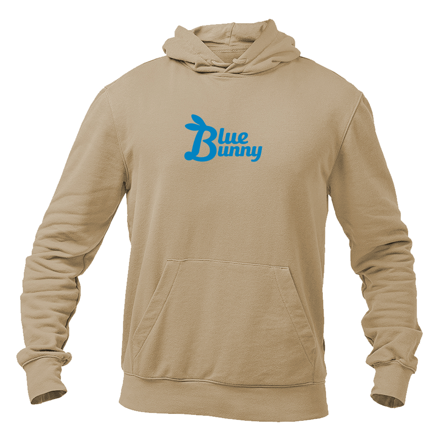 Men's Blue Bunny  Logo Pullover Hoodie