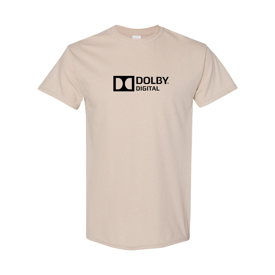 Men's Dolby Digital  Logo Cotton T-Shirt