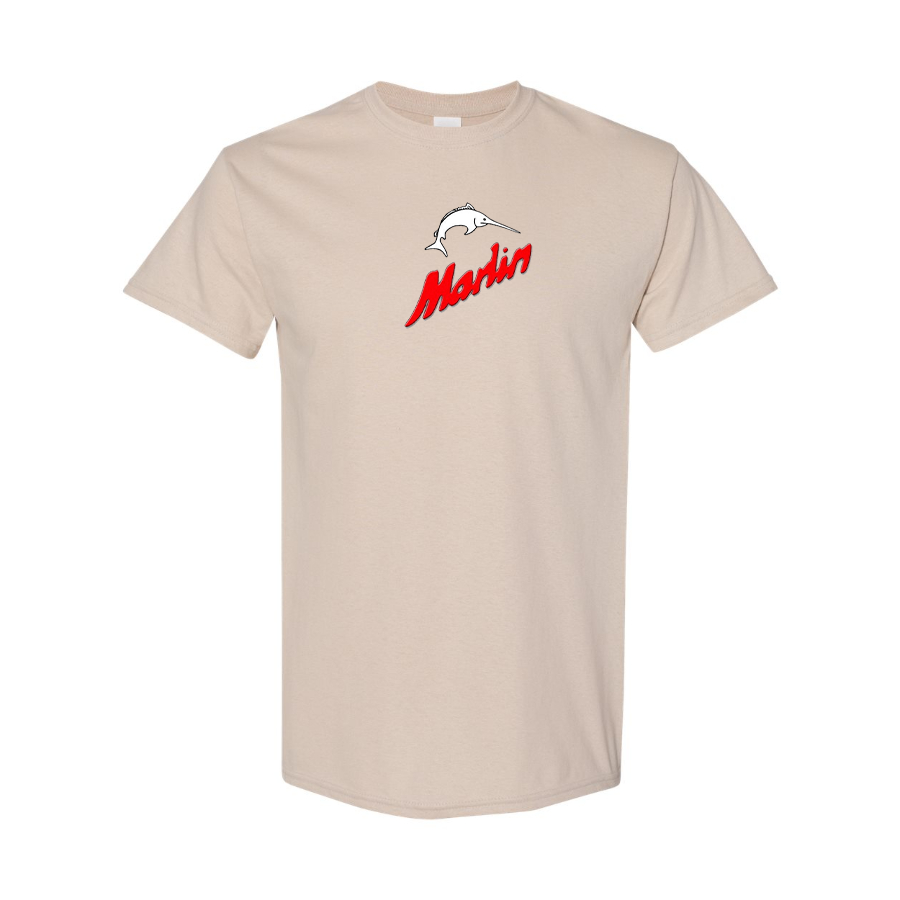 Men's Marlin Logo Cotton T-Shirt