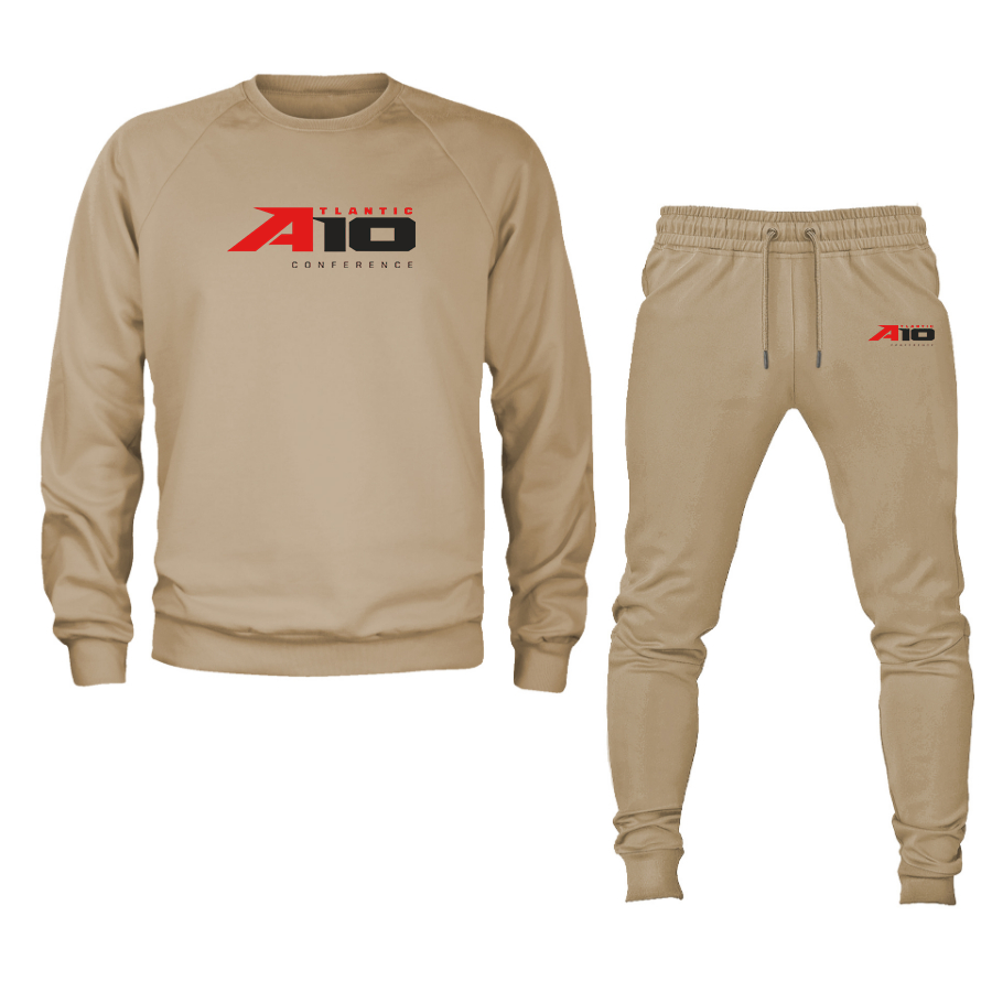Men's  Atlantic 10 Conference  Crewneck Sweatshirt Joggers Suit