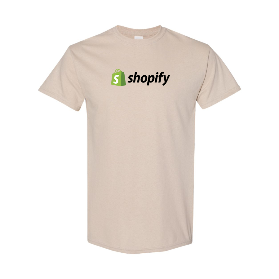 Men's Shopify Logo Cotton T-Shirt