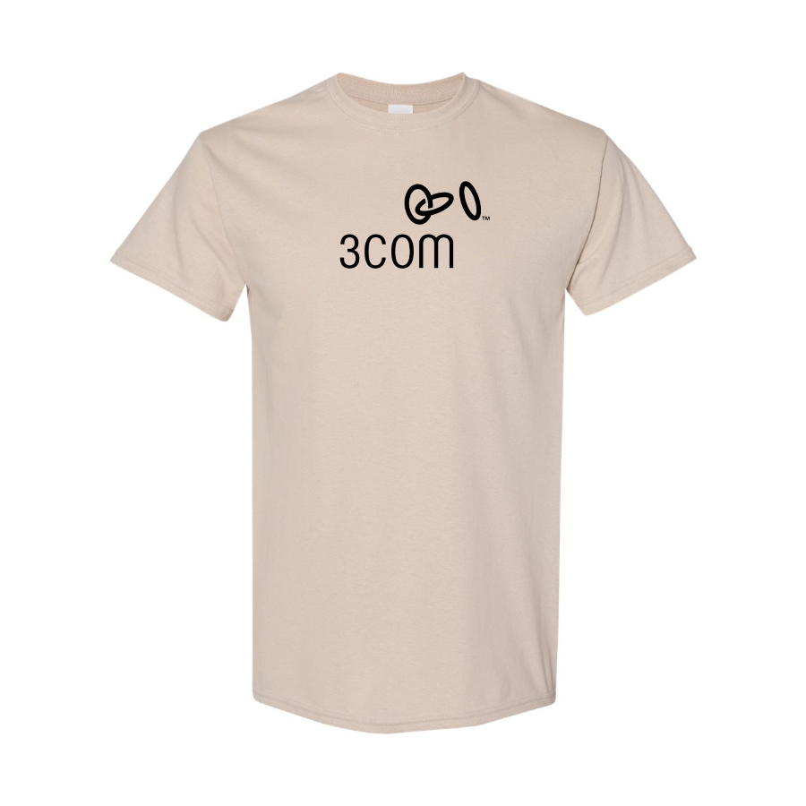 Men's 3Com Logo Cotton T-Shirt