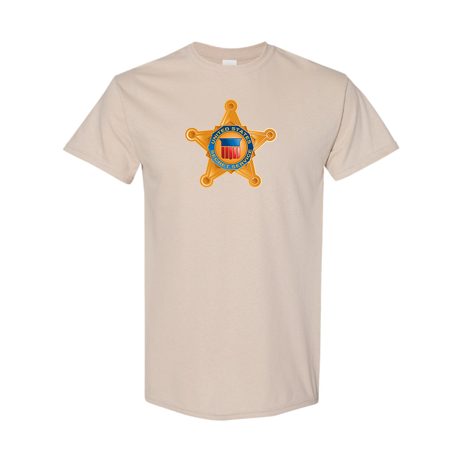 Men's Secret Service Star Logo Cotton T-Shirt