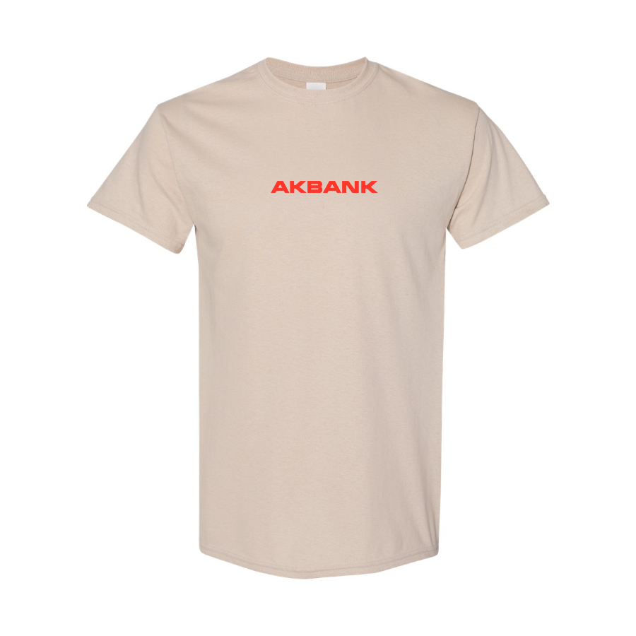 Men's Akbank Logo Cotton T-Shirt
