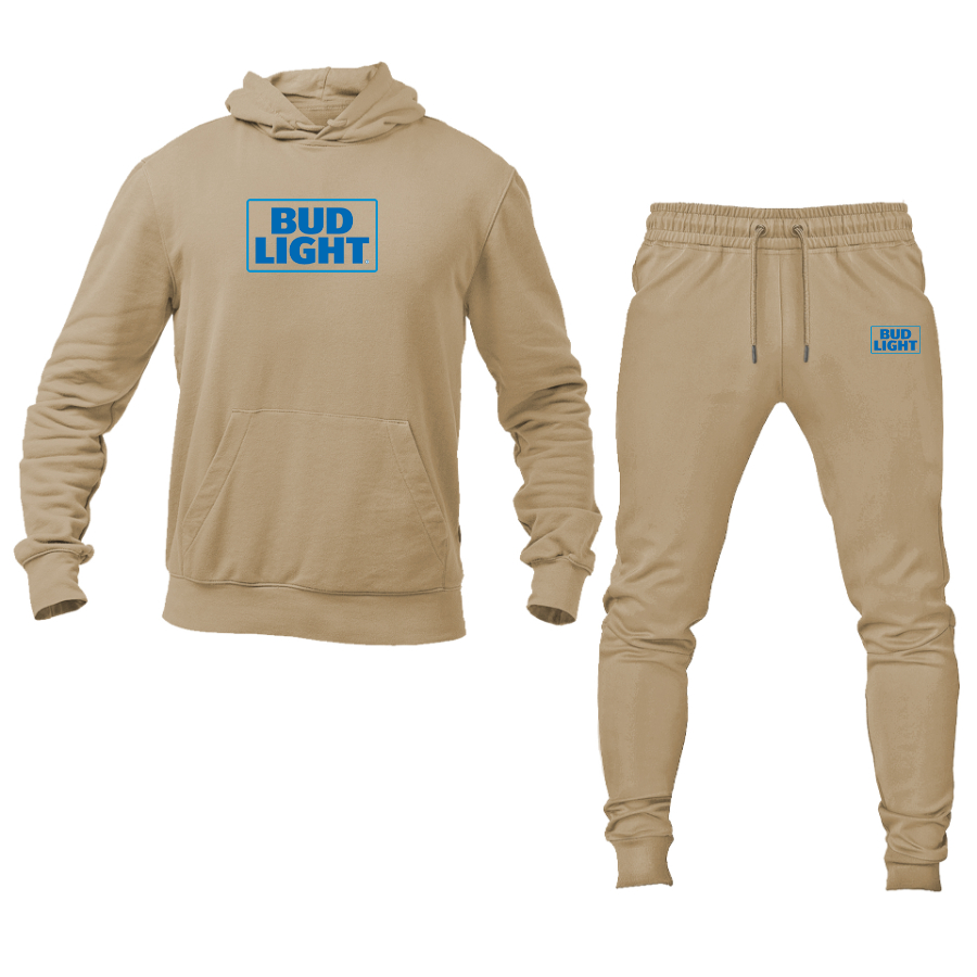 Men's Bud Light Logo Hoodie Joggers Set