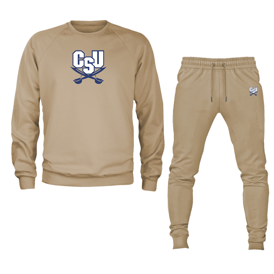 Men's  CSU Buccaneers   Crewneck Sweatshirt Joggers Suit