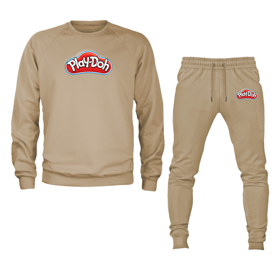 Men's  Play Doh Crewneck Sweatshirt Joggers Suit