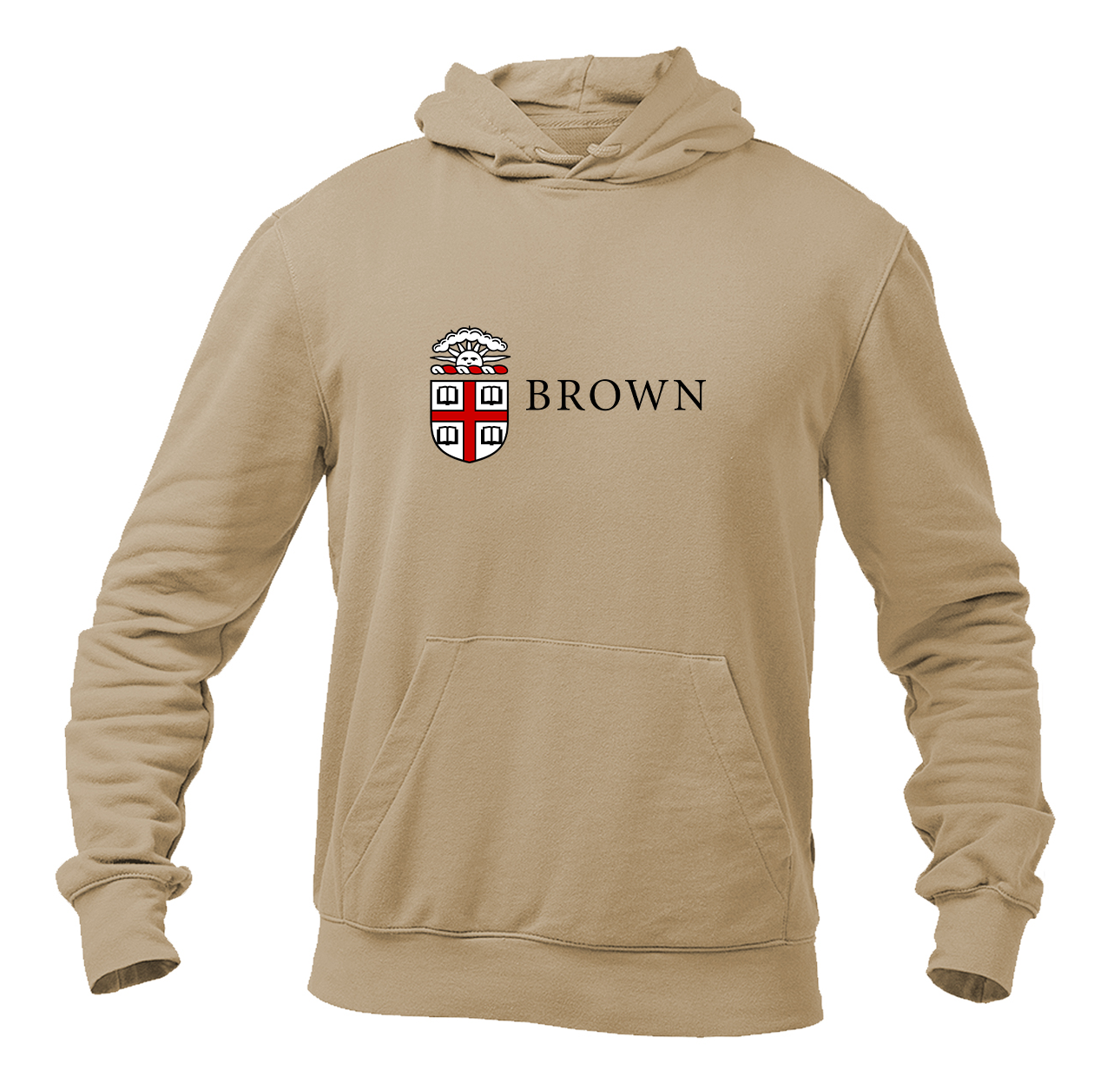 Men's Brown University Heavy Blend Hooded Sweatshirt