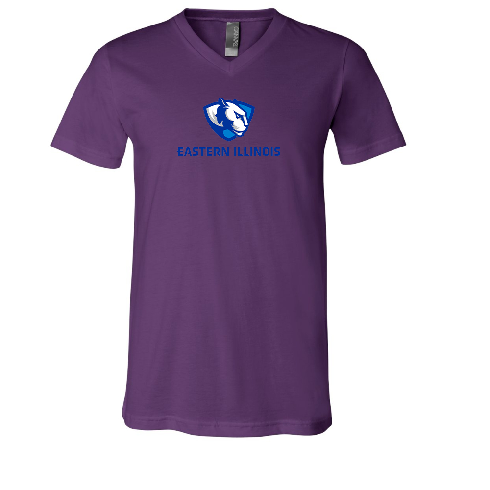 Eastern Illinois Panthers BELLA  CANVAS - Jersey V-Neck T-Shirt