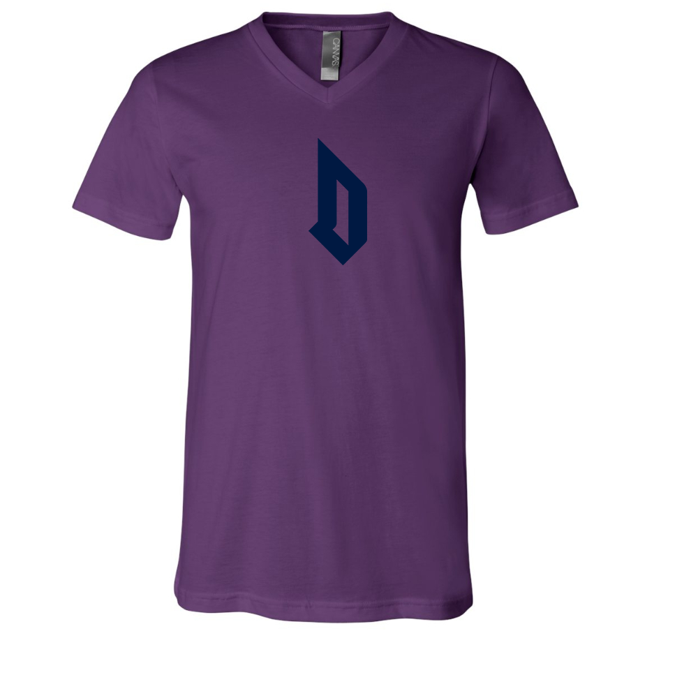 Duquesne Dukes BELLA  CANVAS - Jersey V-Neck T-Shirt