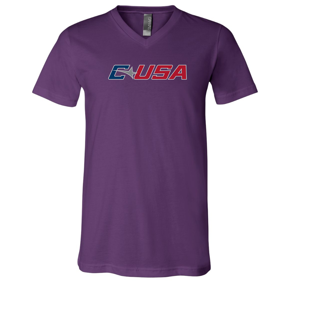 Conference USAl BELLA  CANVAS - Jersey V-Neck T-Shirt