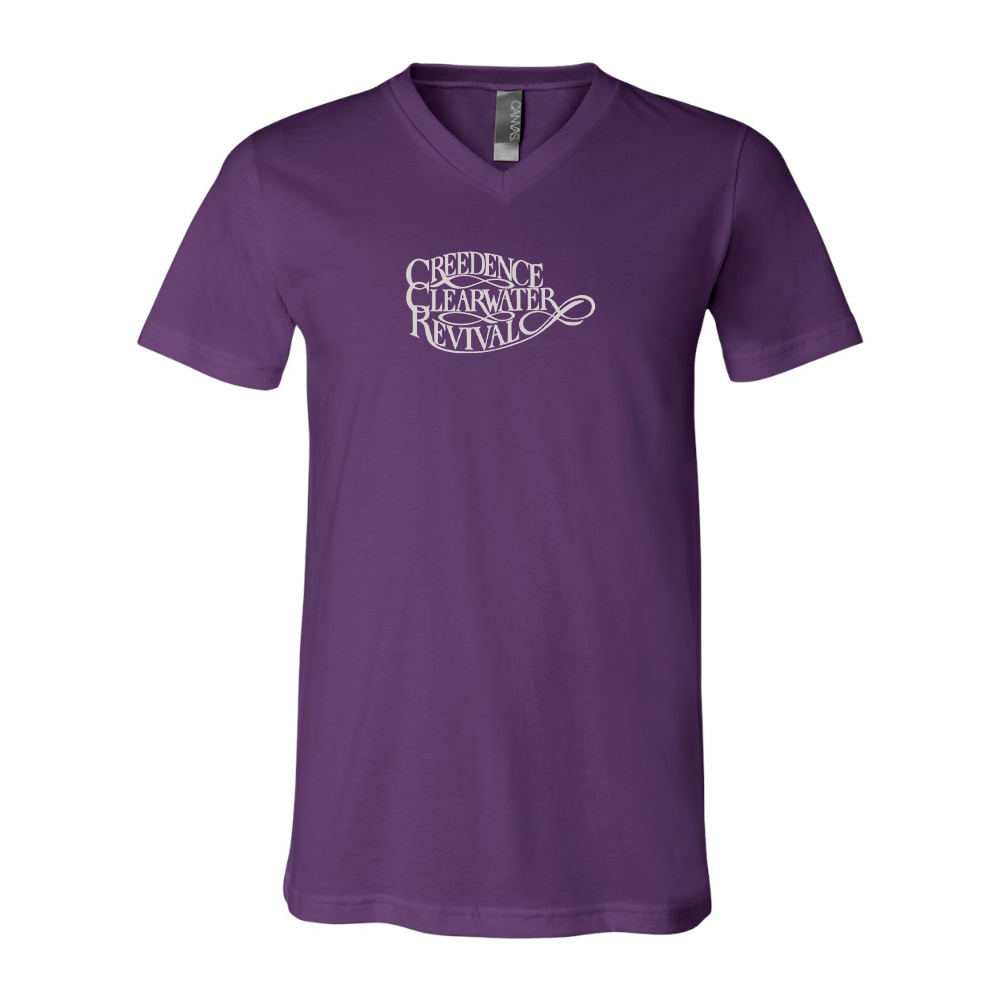 Creedence Clearwater Revival BELLA  CANVAS - Jersey V-Neck T-Shirt
