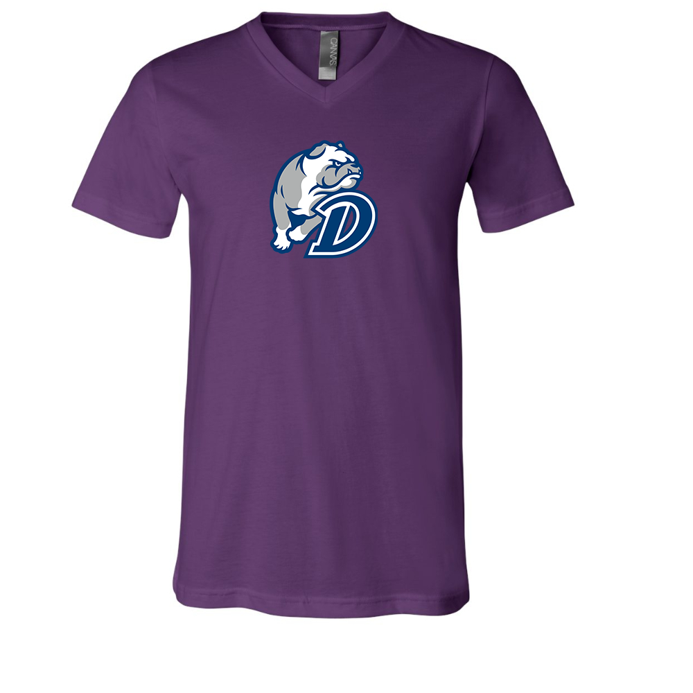 Drake Bulldogs BELLA  CANVAS - Jersey V-Neck T-Shirt