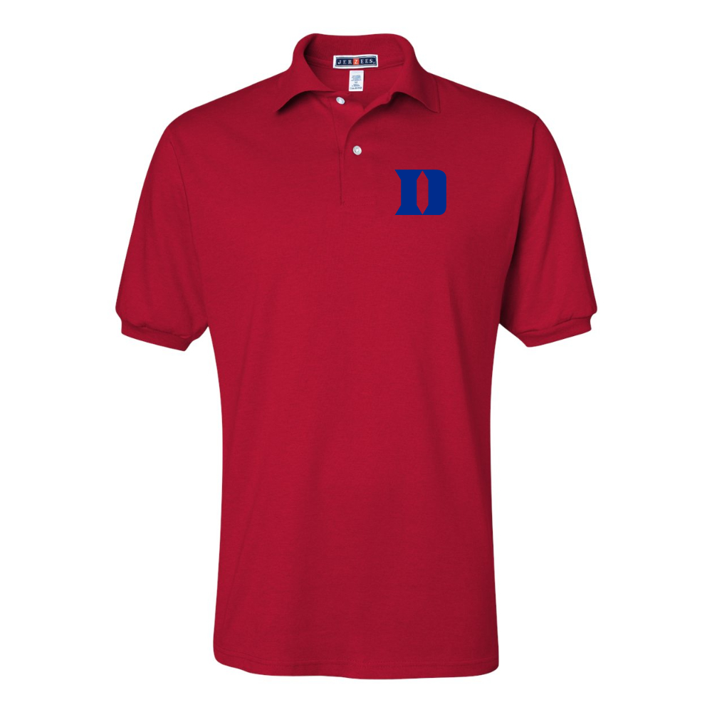 Men's Duke Blue Devils JERZEES  SpotShield polo