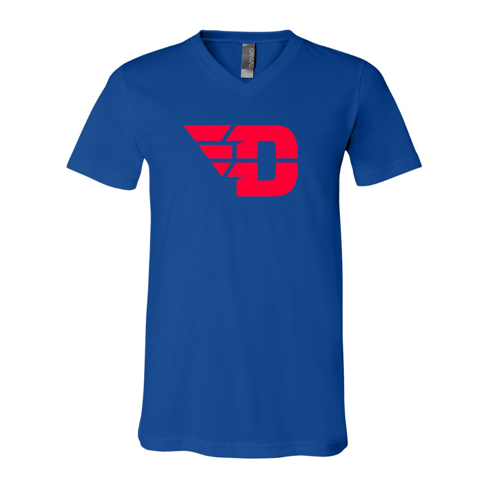 Dayton Flyers  BELLA  CANVAS - Jersey V-Neck T-Shirt
