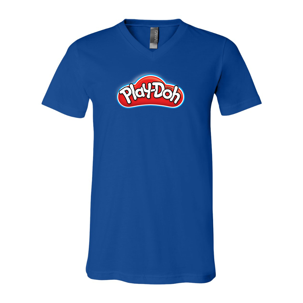 Play Doh BELLA  CANVAS - Jersey V-Neck T-Shirt