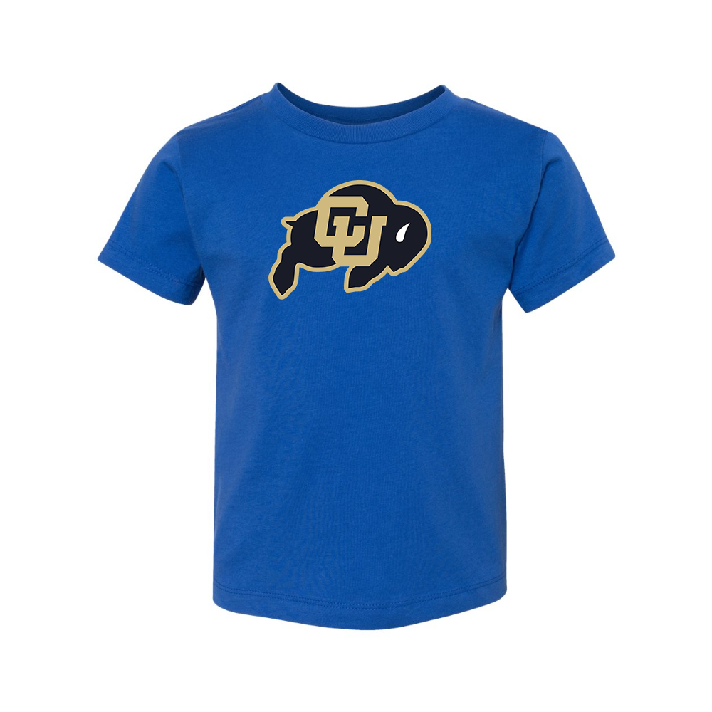 Colorado Buffaloes  BELLA  CANVAS Toddler Jersey Tee