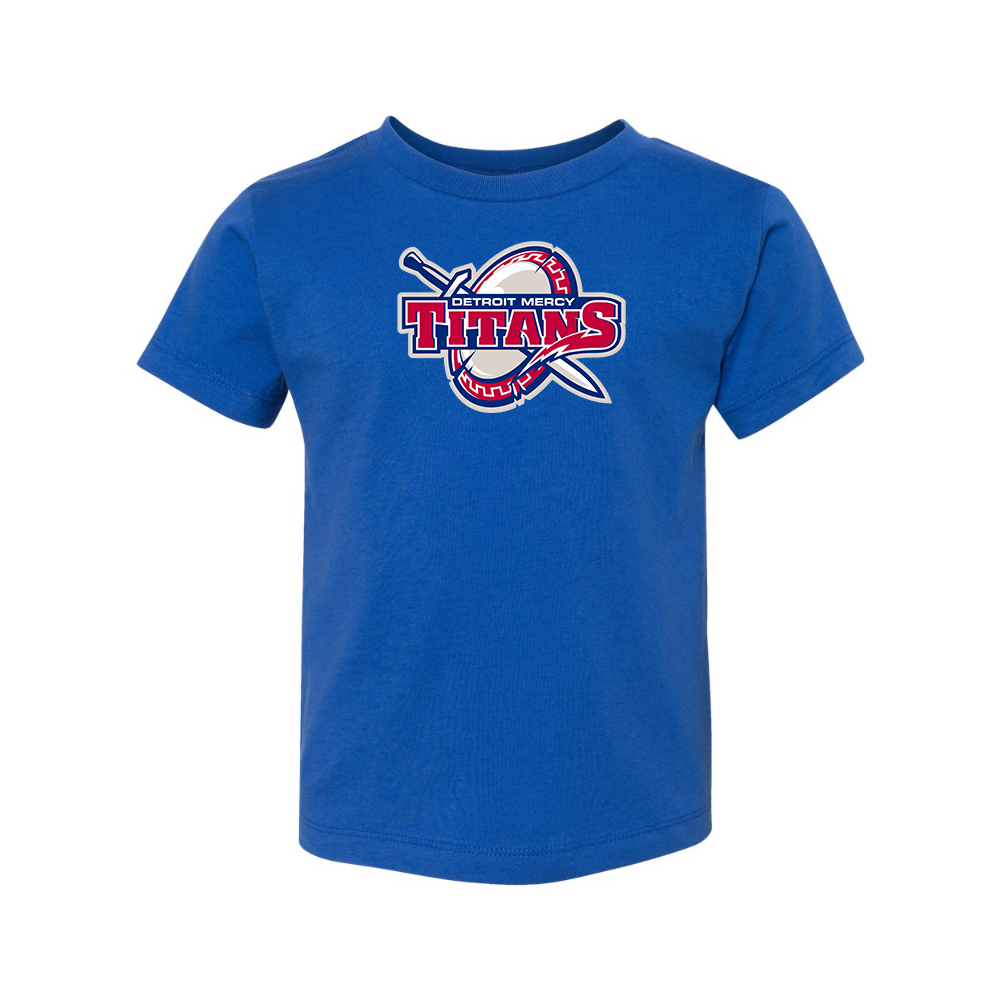 Detroit Titans  BELLA  CANVAS Toddler Jersey Tee