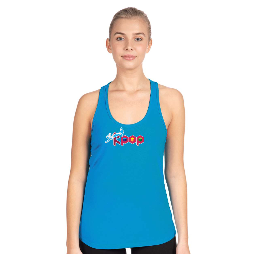 Women's  Simply Kpop Next Level Ideal Racerback Tank
