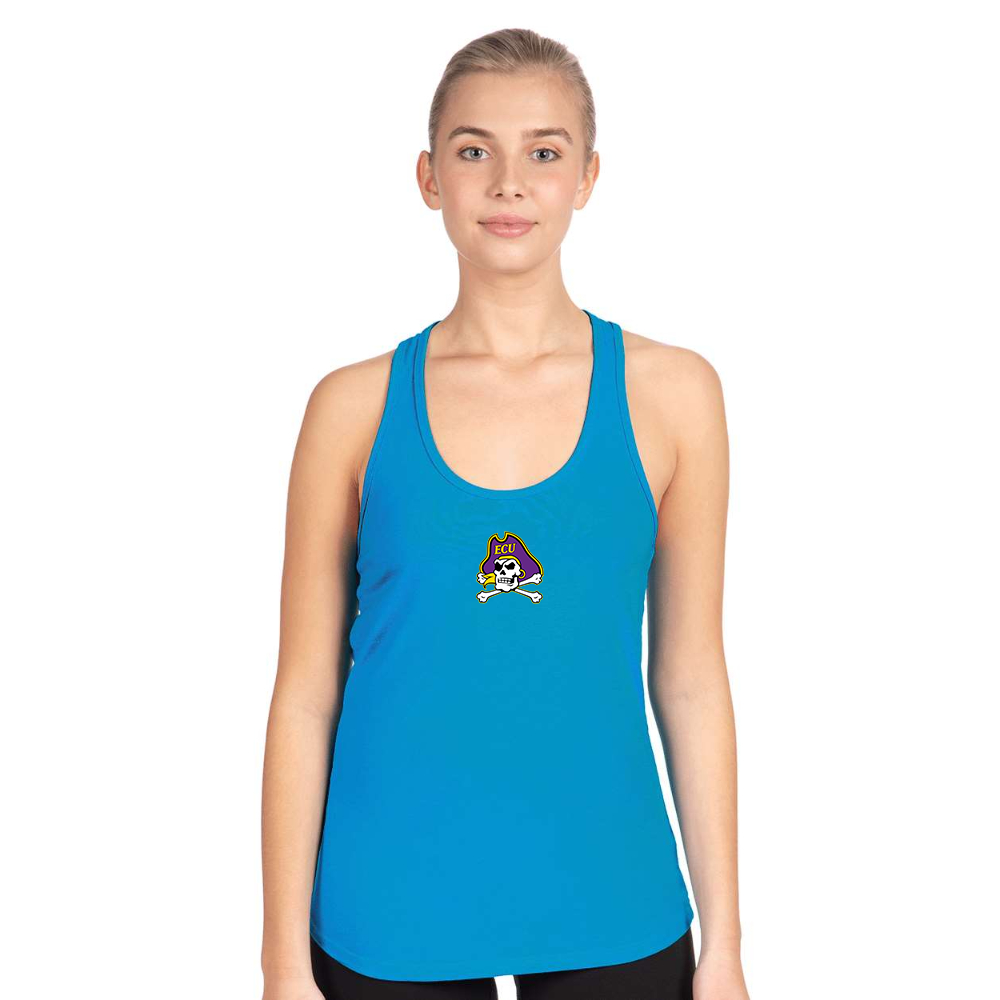 Women's East Carolina Pirates  Next Level Ideal Racerback Tank