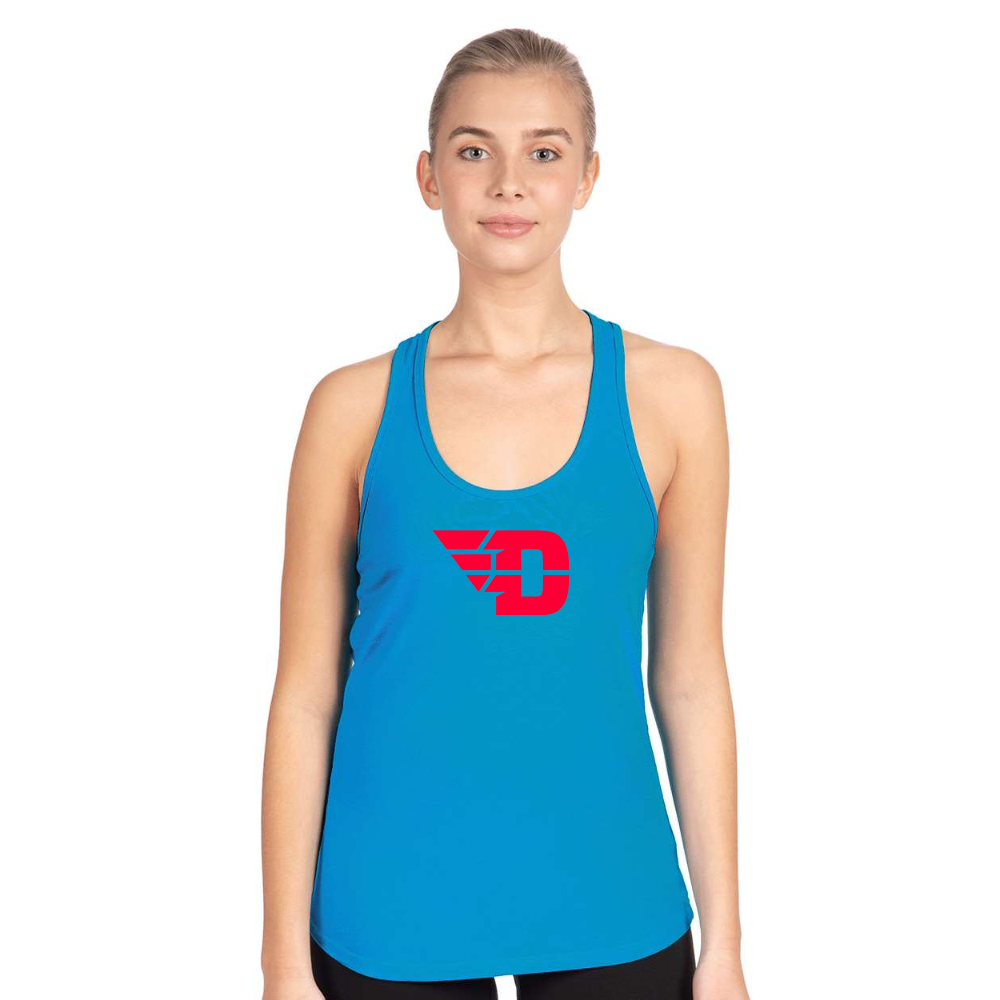 Women's Dayton Flyers  Next Level Ideal Racerback Tank