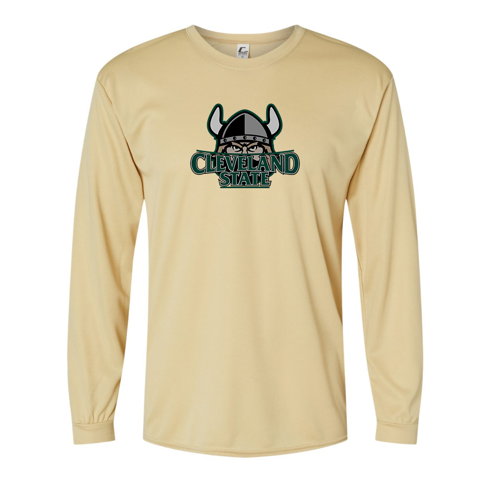 Men's  Cleveland State Vikings Performance Long Sleeve T-Shirt