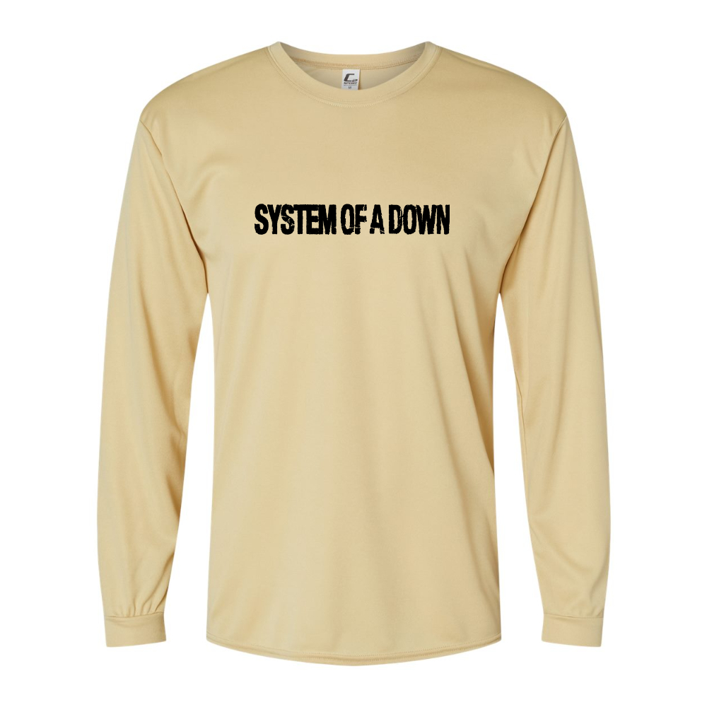 Men's System Of A Down Performance Long Sleeve T-Shirt