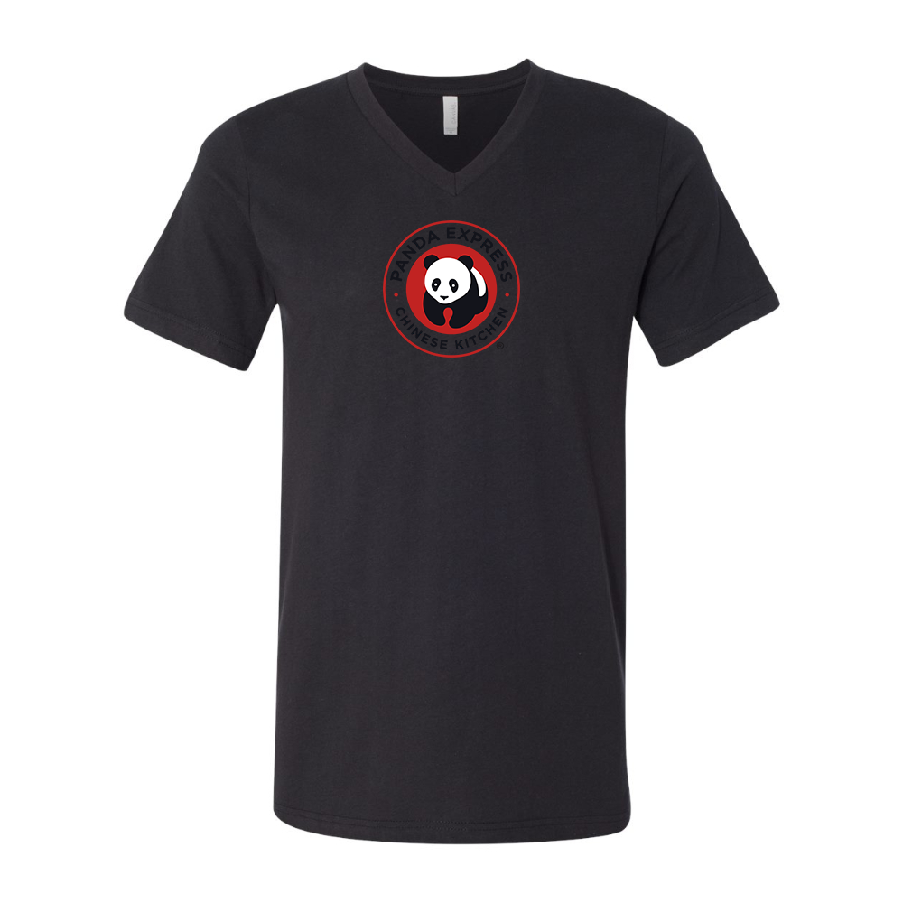 Panda Express BELLA  CANVAS - Jersey V-Neck T-Shirt