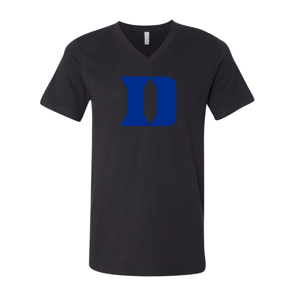 Duke Blue Devils BELLA  CANVAS - Jersey V-Neck T-Shirt