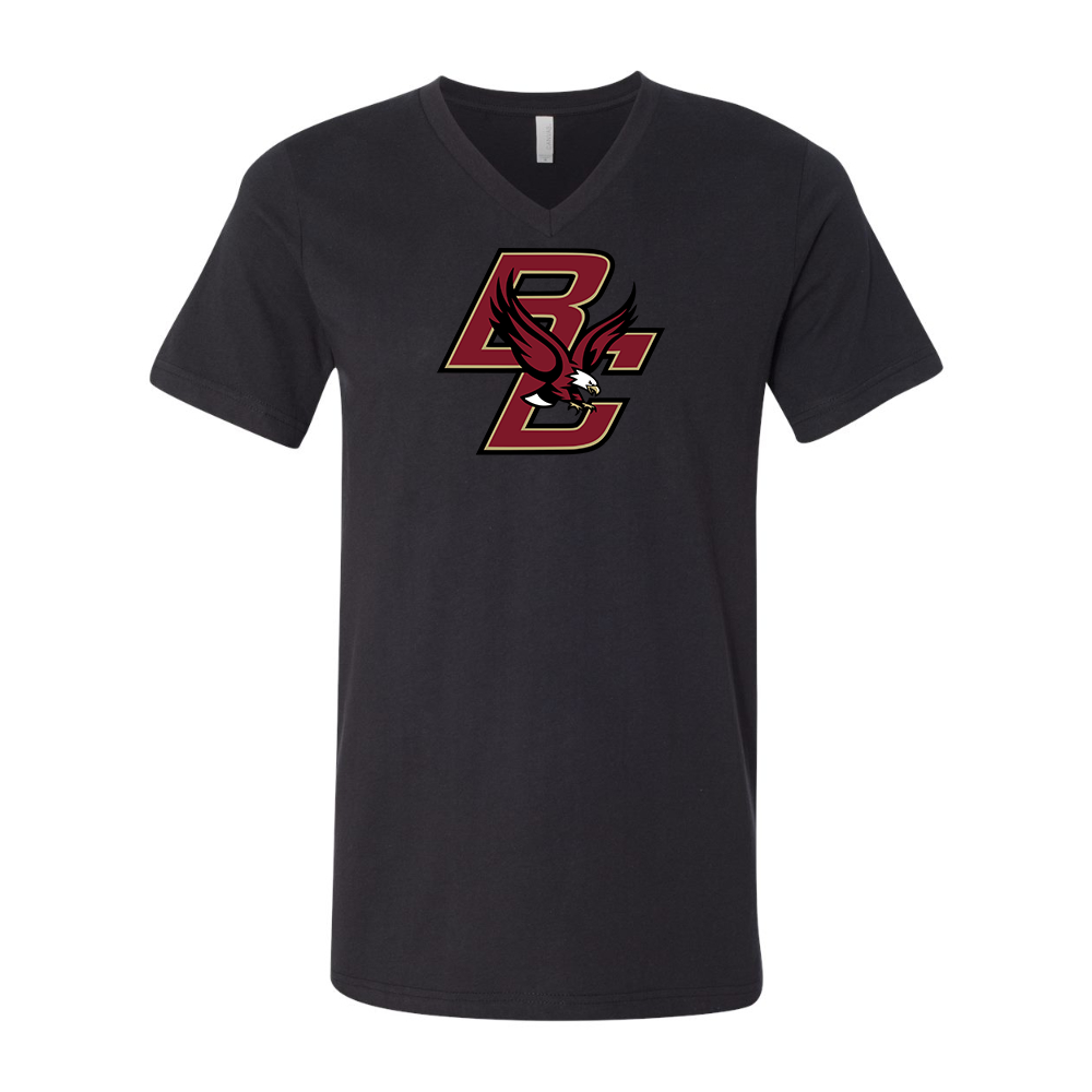 Boston College Eagles   BELLA  CANVAS - Jersey V-Neck T-Shirt