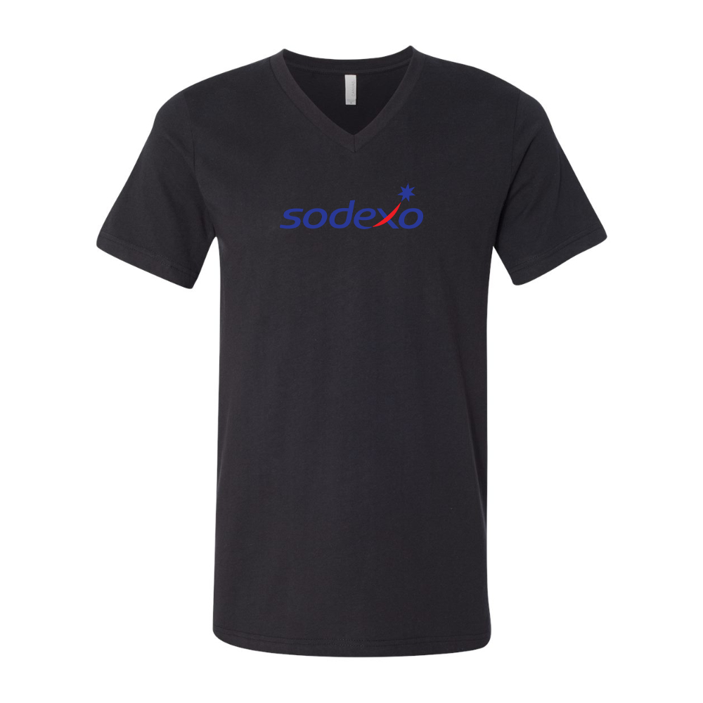 Sodexo BELLA  CANVAS - Jersey V-Neck T-Shirt
