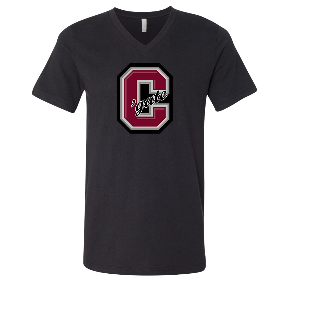 Colgate Raiders BELLA  CANVAS - Jersey V-Neck T-Shirt