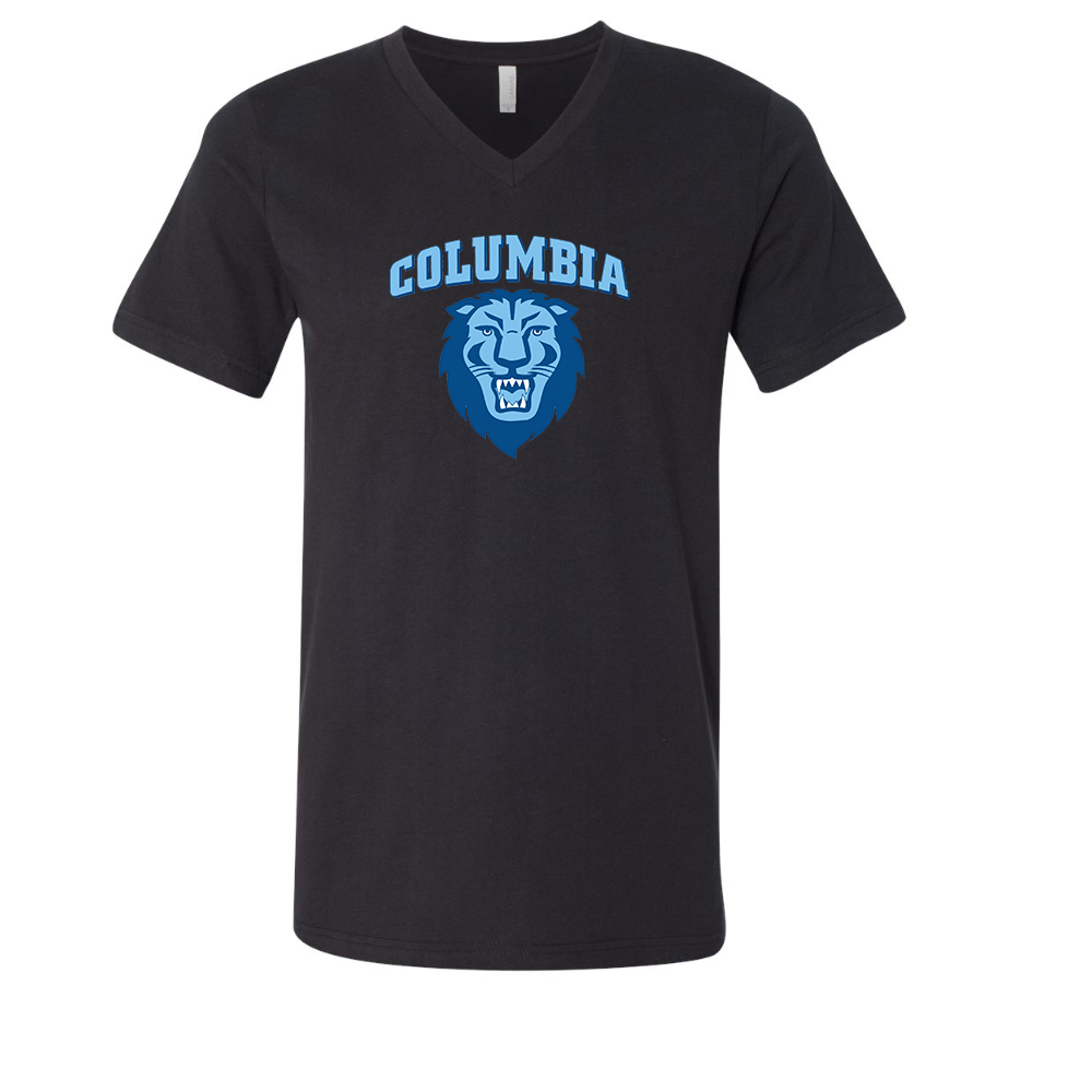 Columbia Lions BELLA  CANVAS - Jersey V-Neck T-Shirt