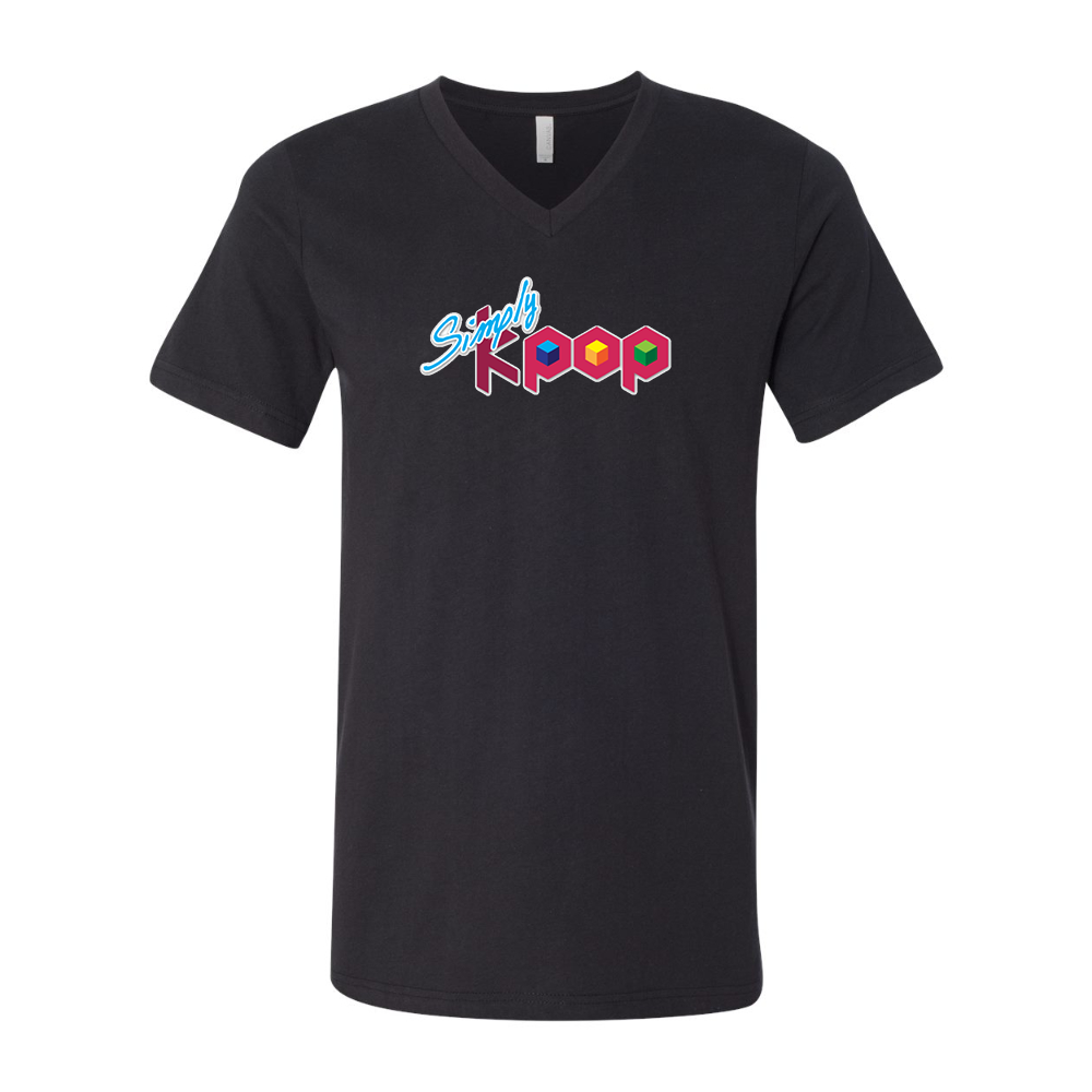 Simply Kpop BELLA  CANVAS - Jersey V-Neck T-Shirt