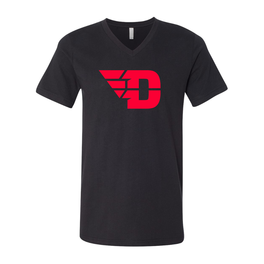 Dayton Flyers  BELLA  CANVAS - Jersey V-Neck T-Shirt